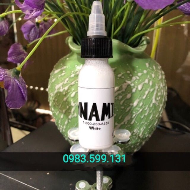 Mực xăm Dynamic màu Trắng 30ml / 1oz