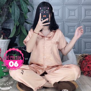 Đồ bộ phi lụa bèo chất lụa đẹp cao cấp MS BỘ PHI LỤA 06