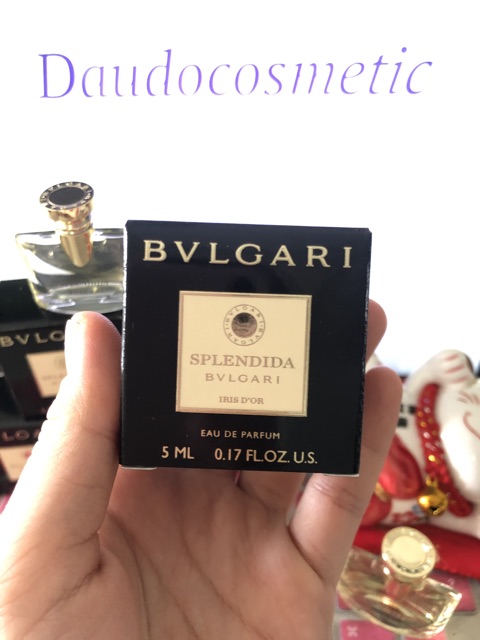 [ mini ] Nước hoa Bvlgari Splendida Iris D'or EDP 5ml