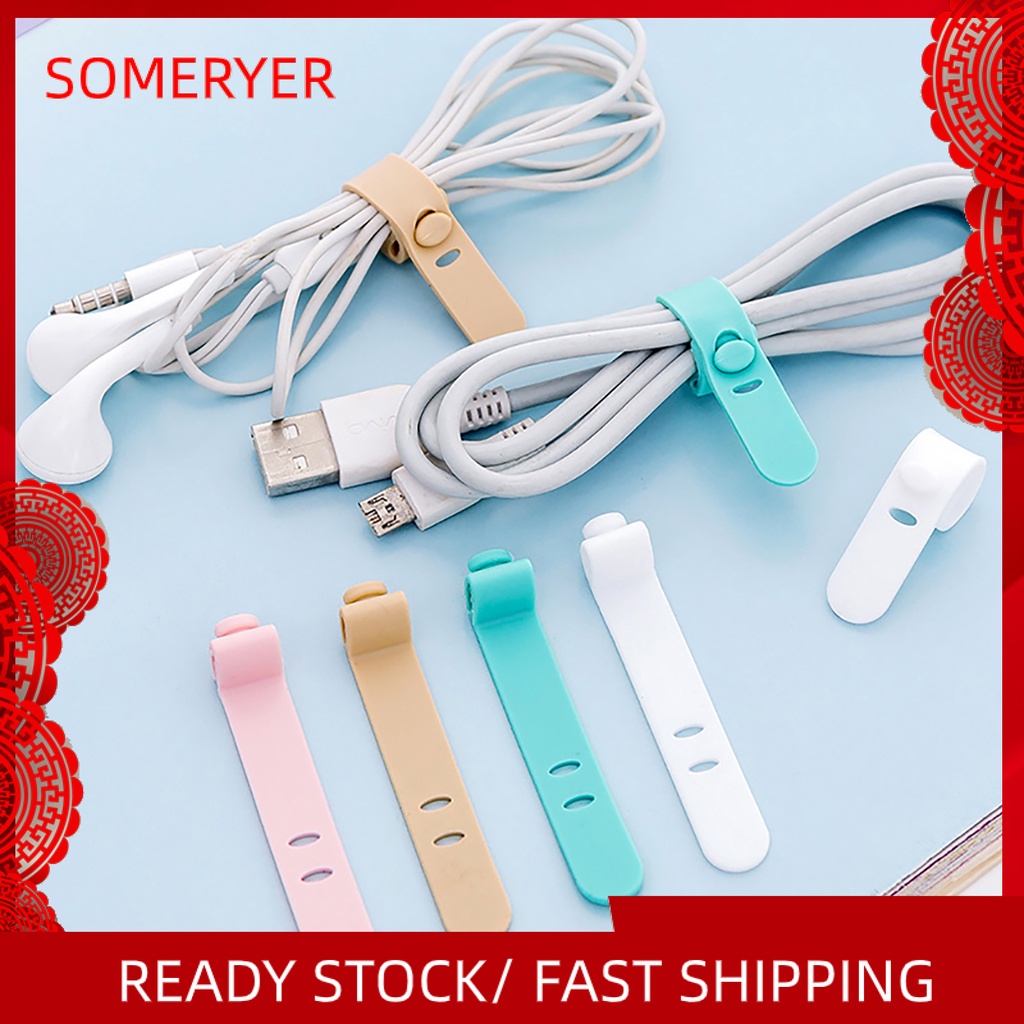 Set 4 dụng cụ quấn dây cáp sạc gọn gàng dễ thương