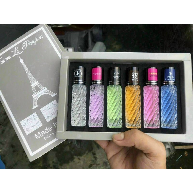 Combo nước hoa 6 hương nam nữ