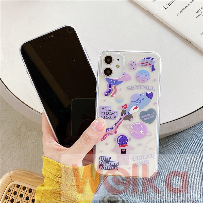 Ốp điện thoại trong suốt in hình hoạt hình cho Xiaomi Redmi 4A 5A 6A 4X 9 XiaoMi POCO X3 NFC Poco M3 Redmi 9T Note 9 9S 9 Pro 8 pro 5A 8 7 4X 5 5pro