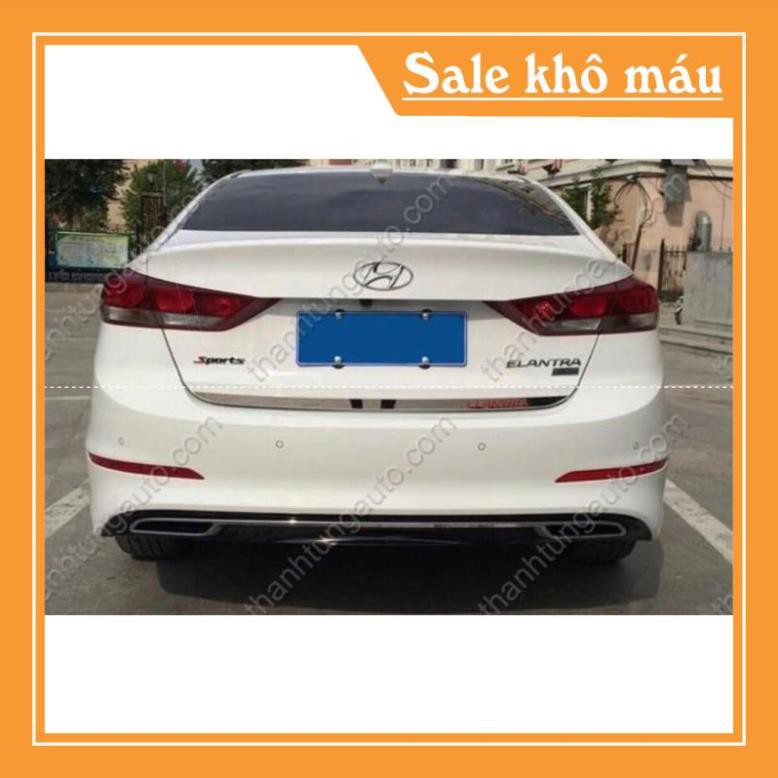 [ GIẢM GIÁ ]  Lip sau chia 2 pô cho Elantra 2016-2017-2018mẫu Mercedes E250 hình ảnh thật