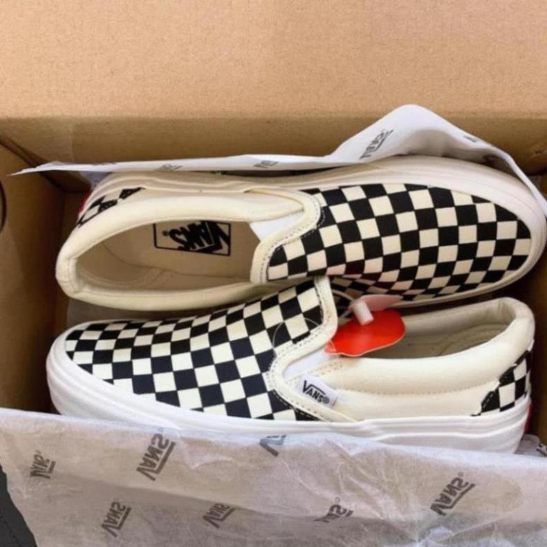 Giày thể thao Vans Lười Caro Hot trend,hàng full box full bill | BigBuy360 - bigbuy360.vn