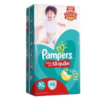TẢ BỈM PAMPER QUẦN XL48+ 4