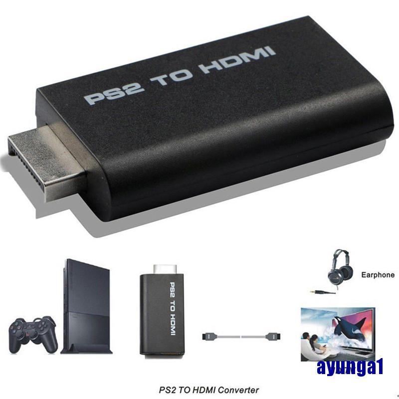 (ayunga1) HDV-G300 PS2 To HDMI 480i/480p/576i Audio Video Converter Adapter For PSX PS4