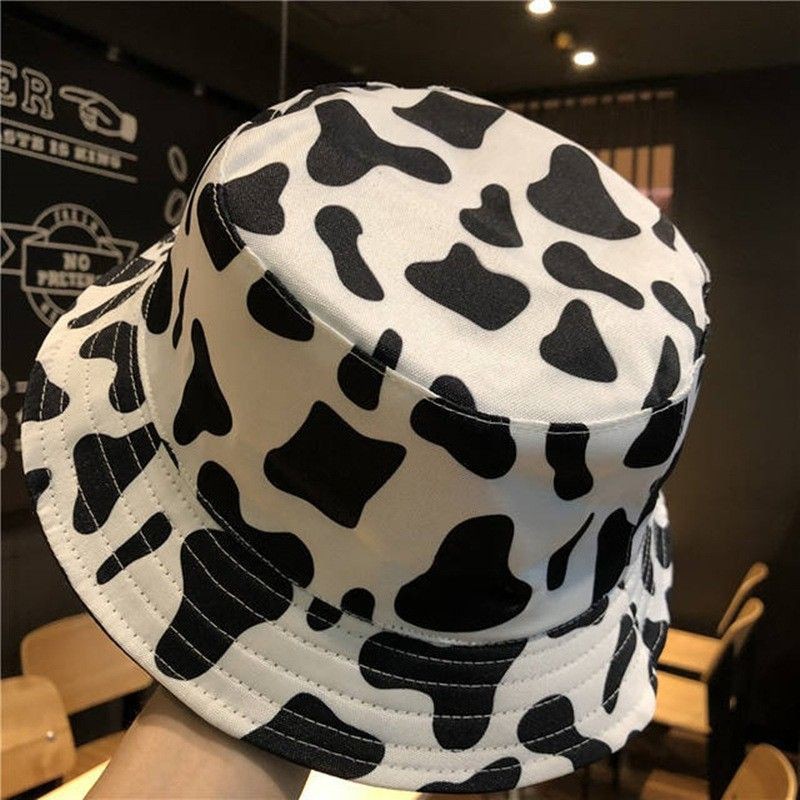 Mũ bucket  họa tiết bò sữa ( bucket )/Mũ ngựa vằn siêu hott