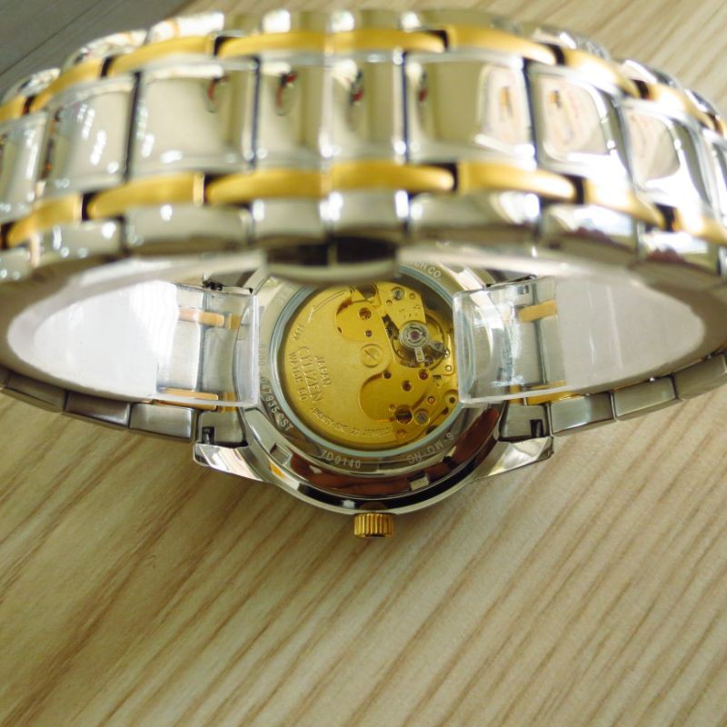 Đồng hồ cơ nam CITIZEN nhật bãi chính hãng máy cơ tự động tích cót khi đeo