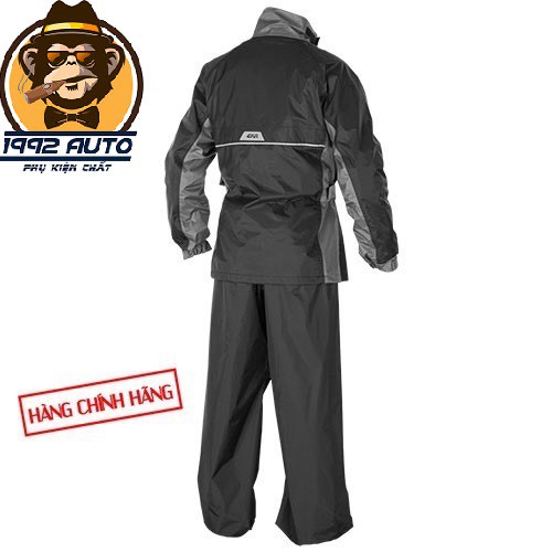 Áo Mưa Bộ Givi RIDER TECH Rain Suit Black Grey RRS07