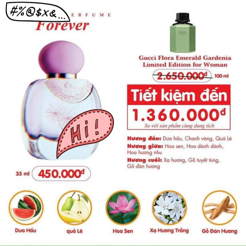 NƯỚC HOA FOREVER 35ML