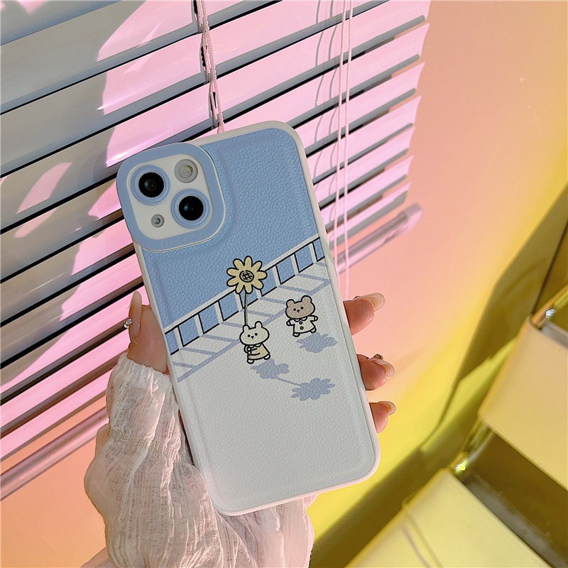Ốp lưng iphone Ốp Lưng Họa Tiết Trái Vải Cho Iphone 7/7plus/8/8plus/x/xs/11/14pro/13/pro/max/plus/promax Dinuo case