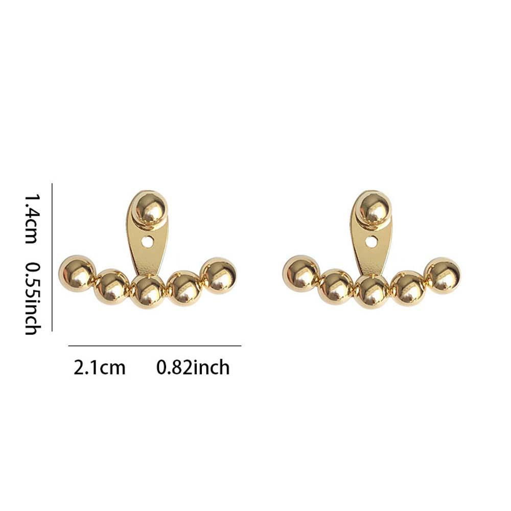 Bông Tai Hình Quạt VANES1 Bằng Hợp Kim Đơn Giản Thời Trang Phong Cách Hàn Quốc