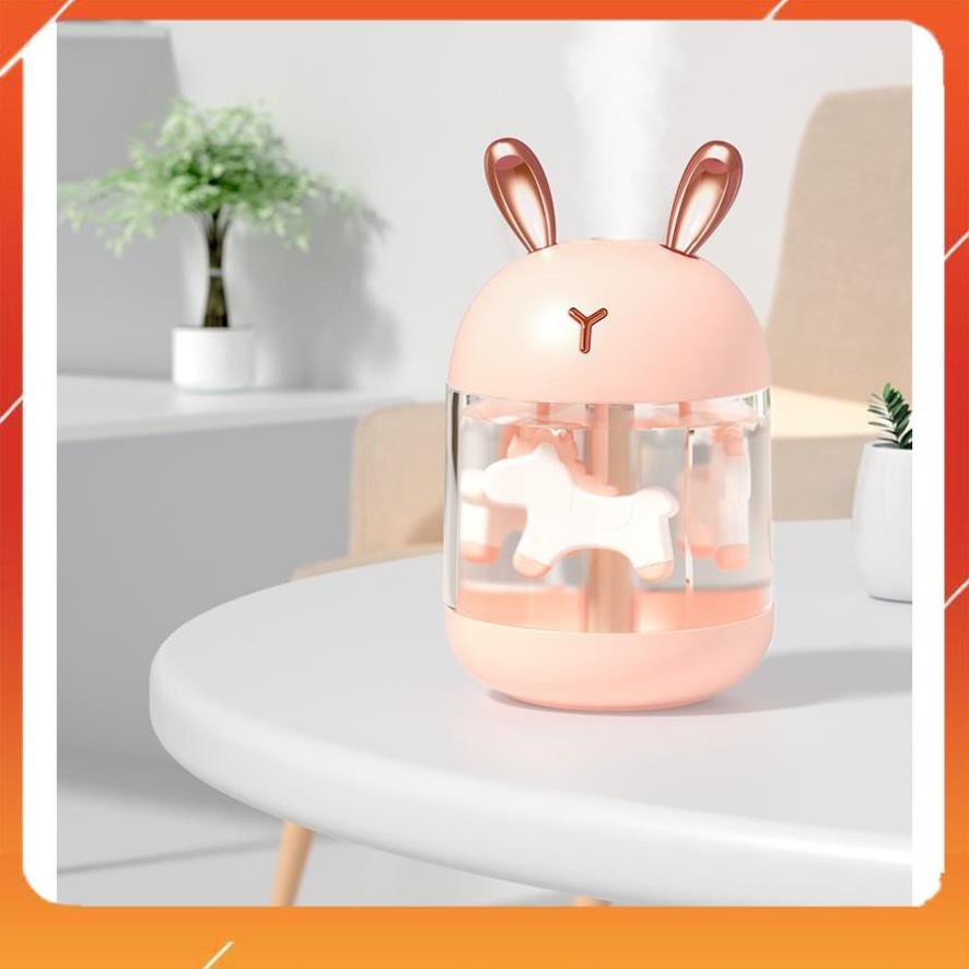 Máy phun sương mini Humidifier K5, dung tích 300ml, siêu nhỏ gọn và đáng yêu, hình gạc