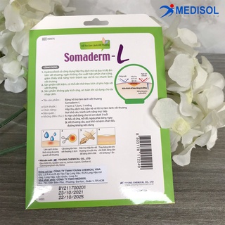 Combo 3 Miếng Dán Mụn - Somaderm-L (7.5cm - 7.5cm)
