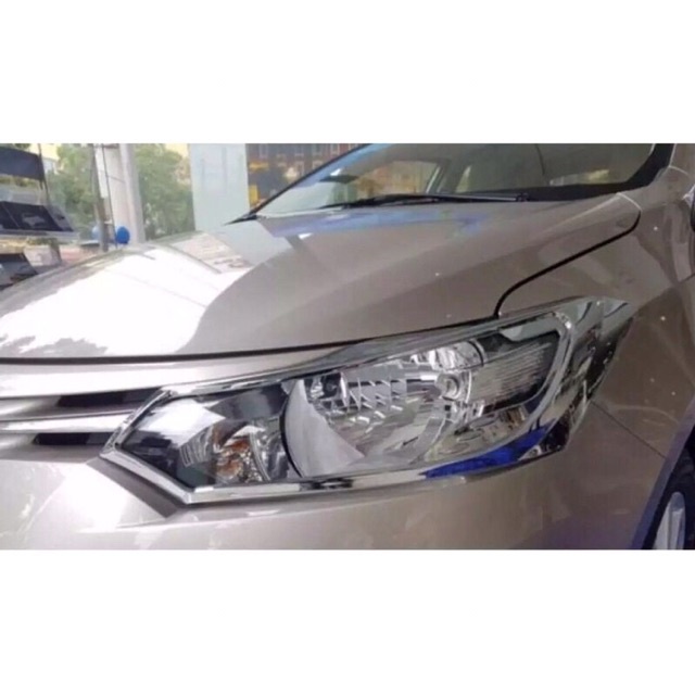Ốp đèn Pha hậu Vios 2014 - 2018 mạ crom