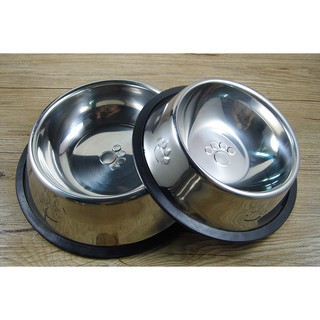 Bát ăn inox chống trượt cho chó mèo