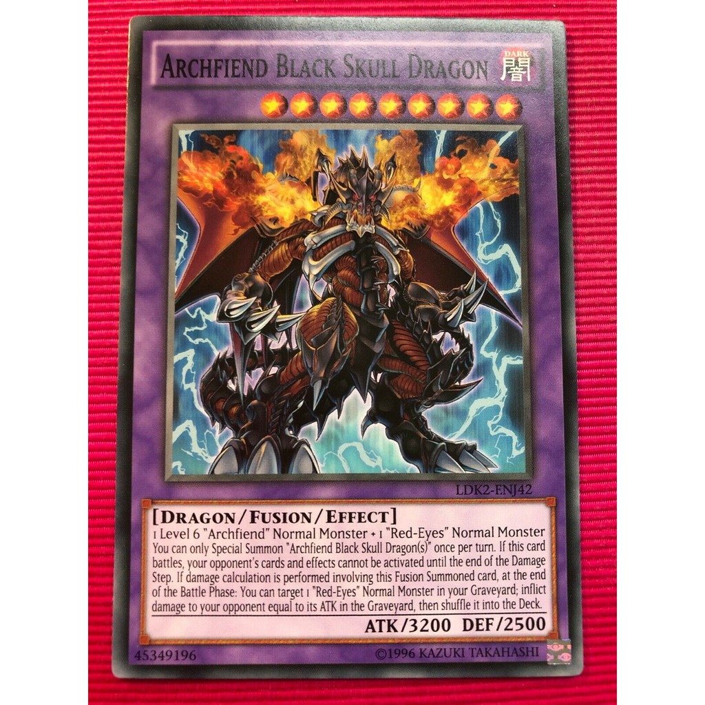 Bài Yugioh - Archfiend Black Skull Dragon