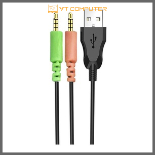 Tai nghe Gaming RKX Hỗ trợ Âm Thanh Vòm / Bảo Hành Chính Hãng 12 Tháng
