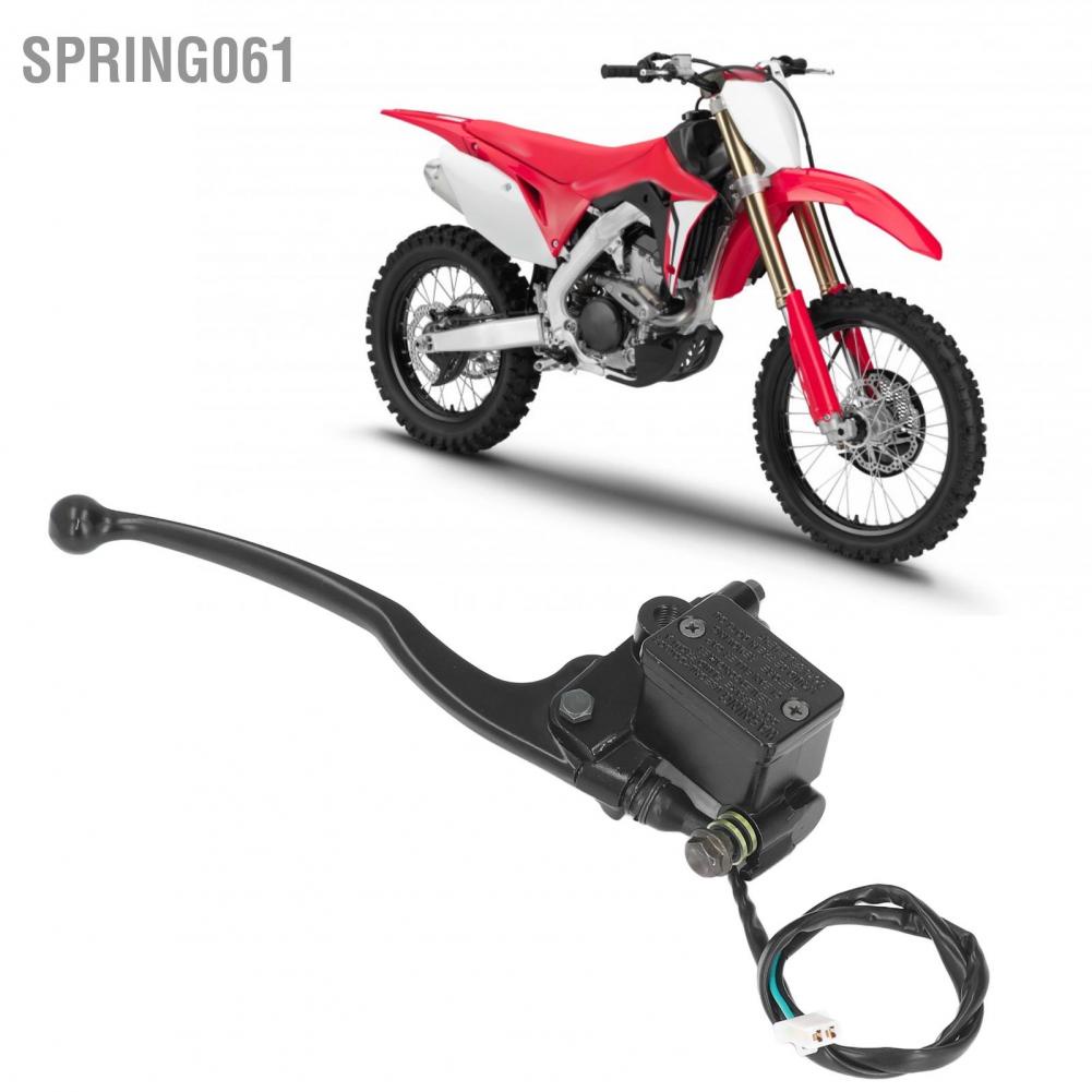 Spring061 22mm Hydraulic Brake Master Lever Right Hand with Cable Replacement for CRF50 CRF70 CRF80 XR50 XR70 Pit Bike