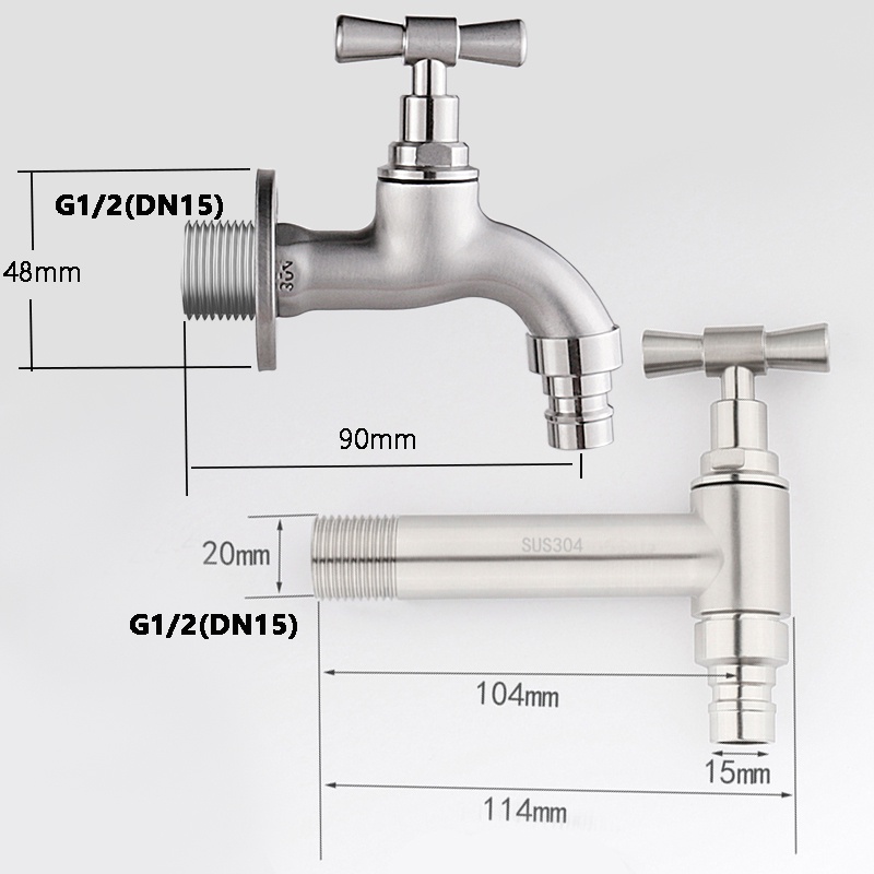 Vòi Nước Bằng Thép Không Gỉ Sus304