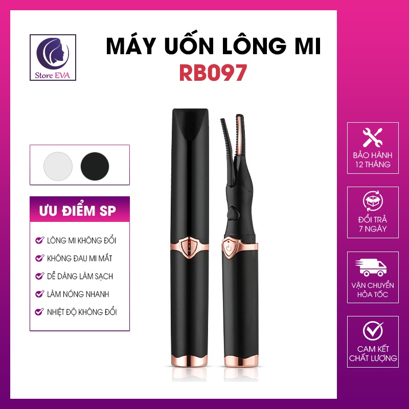Máy uốn cong mi, chạy bằng điện dùng để trang điểm 2 trong 1 nhiều chế độ điều chỉnh Store Eva