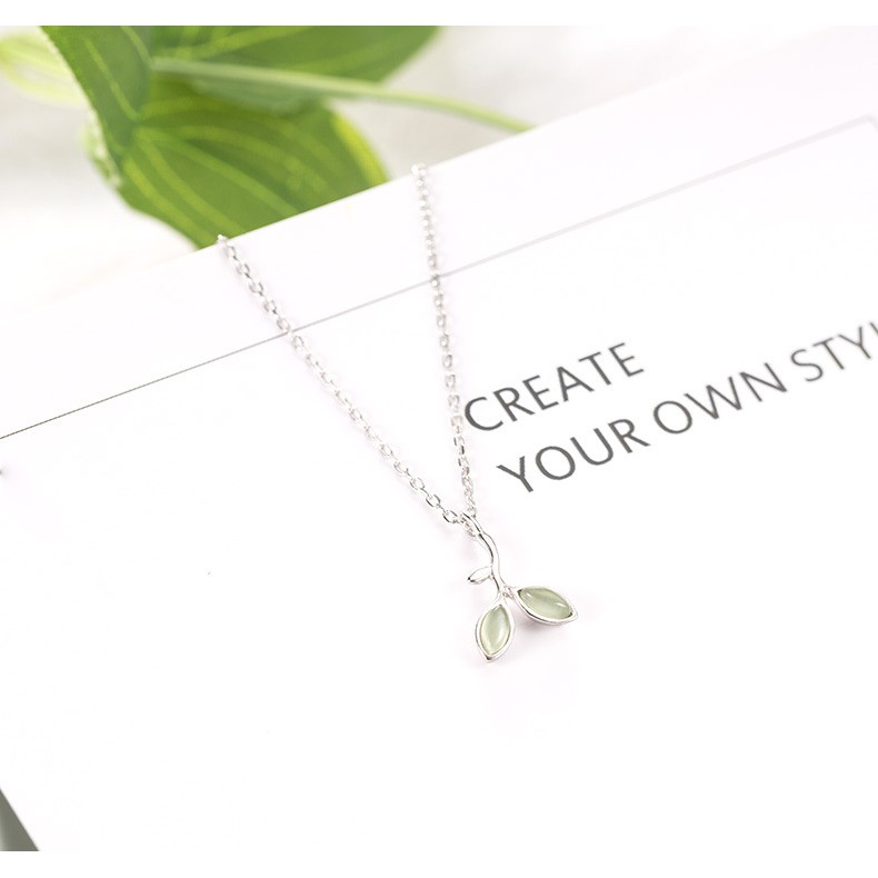 Dây chuyền Bạc 74% vòng cổ nữ bạc trơn MINIMAL Silver Necklace QA SILVER NE170304