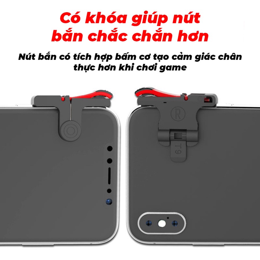 Nút bắn Pubg D09 - Bộ nút bấm cơ chơi game đa năng Free Fire - Nâng tầm kỹ năng