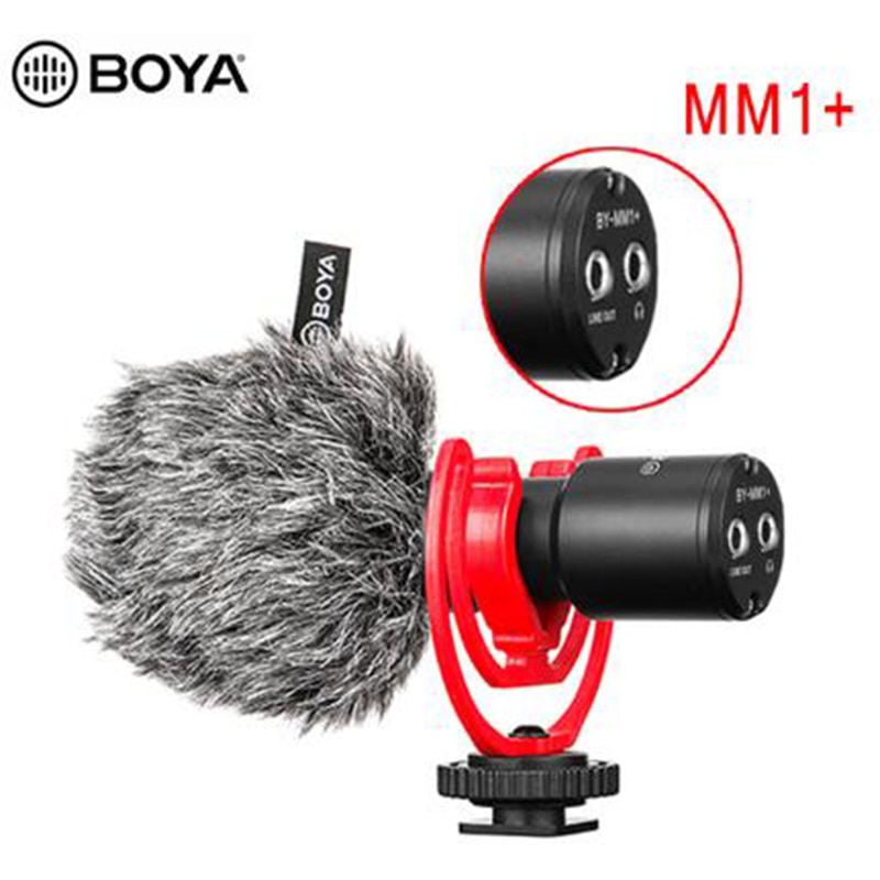 Micro ngắn BOYA BY-M1 M1DM + hai chiều cho điện thoại iphone