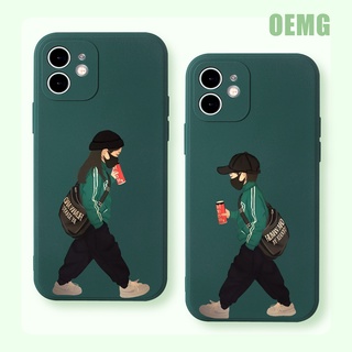 Ốp Điện Thoại Silicon Dẻo Họa Tiết cặp đôi Hoạt Hình Dễ Thương Chống Sốc Cho for iPhone 13 12 11 Pro Max X XR XS 8 7 6S Plus SE 2020 ZJ793