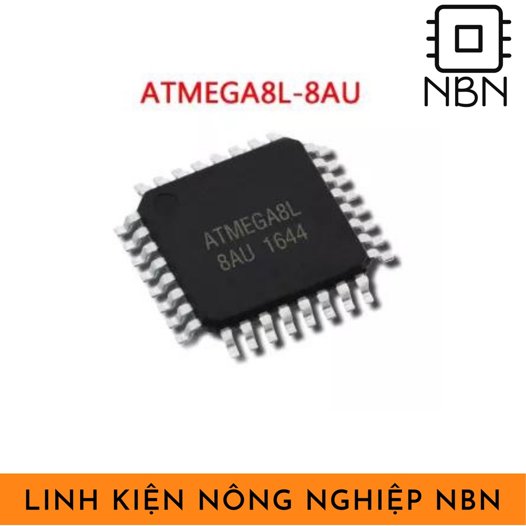 Vi điều khiển Atmega8L-8AUTQFP-32 SMD chân