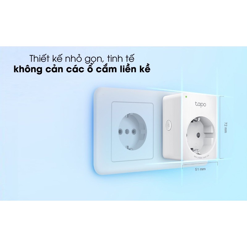 Ổ CẮM ĐIỆN THÔNG MINH 1 LỖ TPLINK TAPO P100