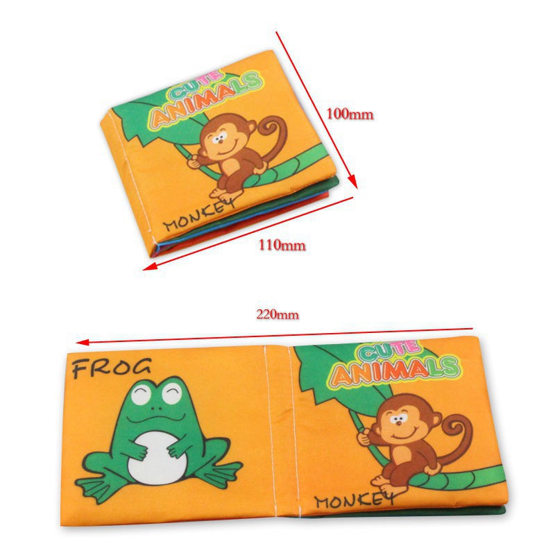 Coolplay Set 1/6 sách vải mềm hình dáng dễ thương cho bé