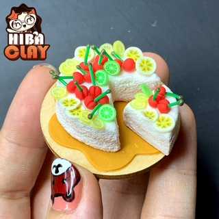 Mô hình bánh kem 01, Mini Food, đồ ăn tí hon , đồ ăn mini mô hình cho búp bê DIY