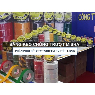 BĂNG KEO CHỐNG TRƯỢT MISHA MÀU ĐEN KHỔ  50mm x MÉT LẺ