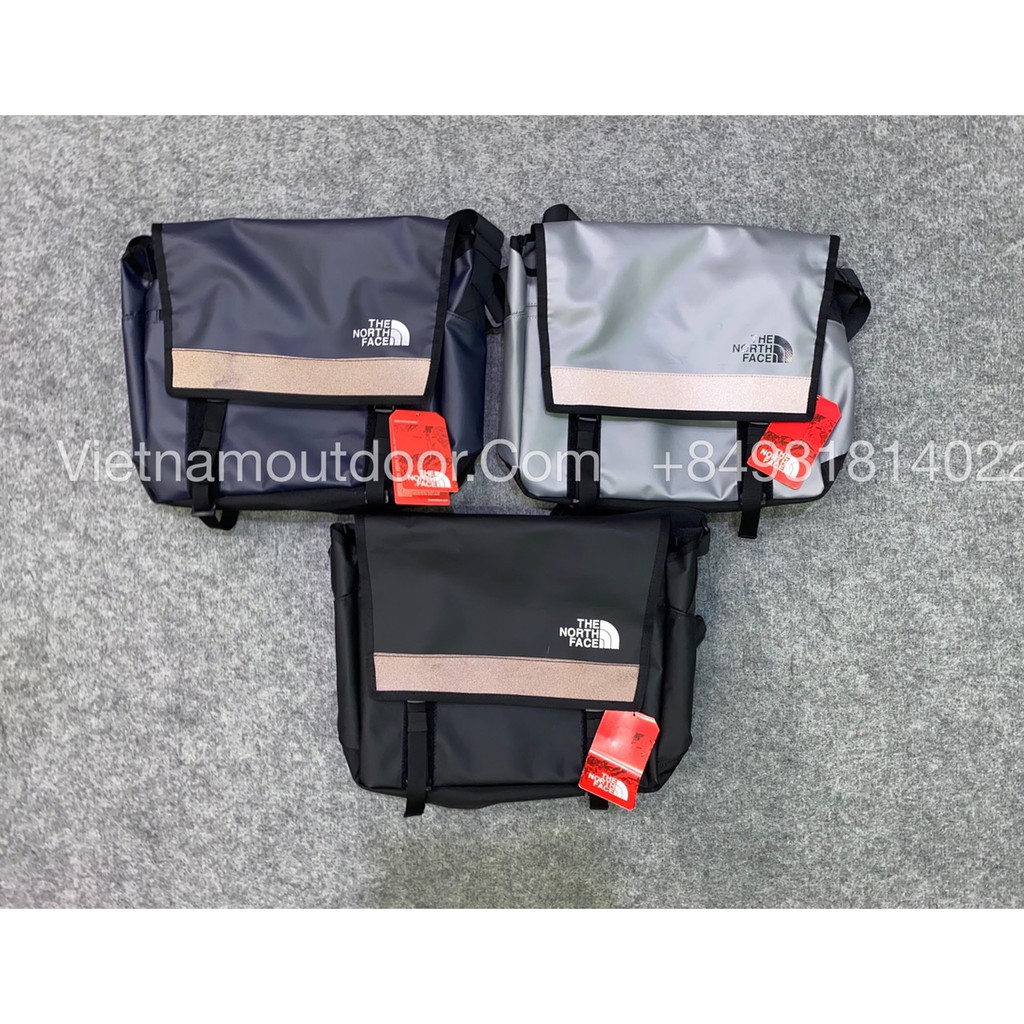 Cặp túi đeo chéo nam The North Face base đựng laptop Camp Messenger Bag HÀNG HÃNG Chống thấm nước - Dùng đi học đi làm