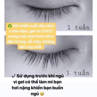 [Tặng serum] GELMI COCO - Mascara Dưỡng Mi