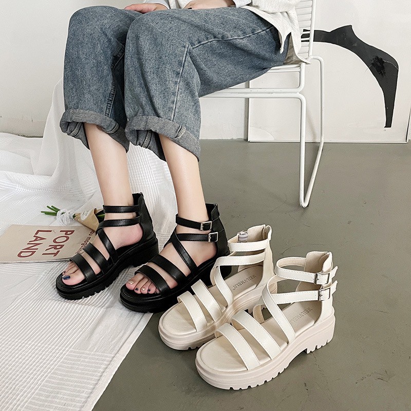 (VIDEO) Sandal nữ thời trang quai trơn chiến binh siêu hót TREND cao cấp