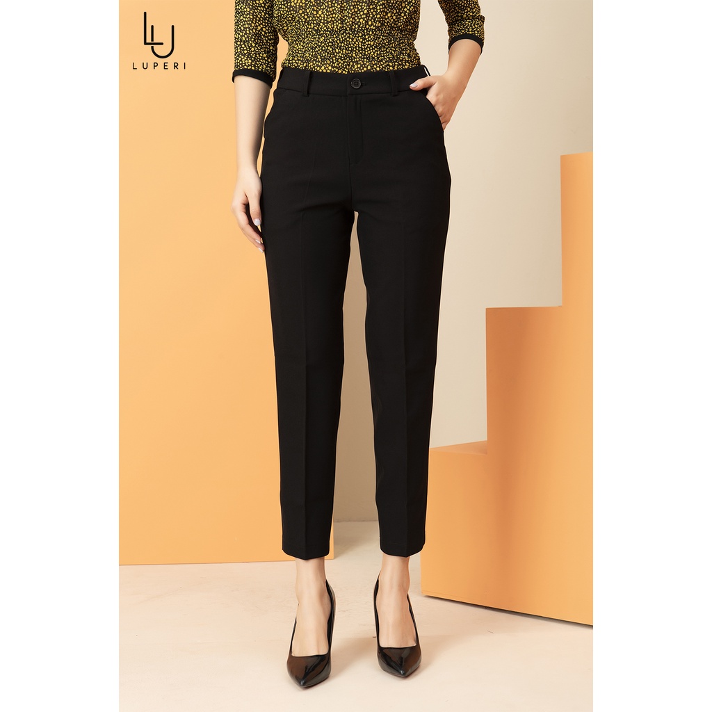 Quần Baggy Nữ Cồng Sở Lưng Cạp Cao 4,5cm LUPERI LFQD268 Chất Đũi Cao Cấp Không Nhăn Không Xù