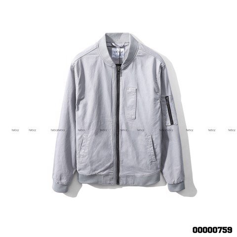 Áo bomber kaki Heboz basic 3M - Kaki cao cấp, chuẩn form slim fit - 00000759