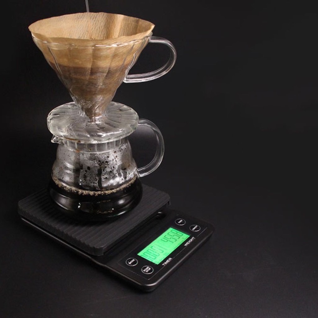 Cân điện tử cafe 5kg - 1g, cân cao cấp chính xác, sang trọng, với tác dụng đong đếm chính xác lượng nguyên vật liệu.