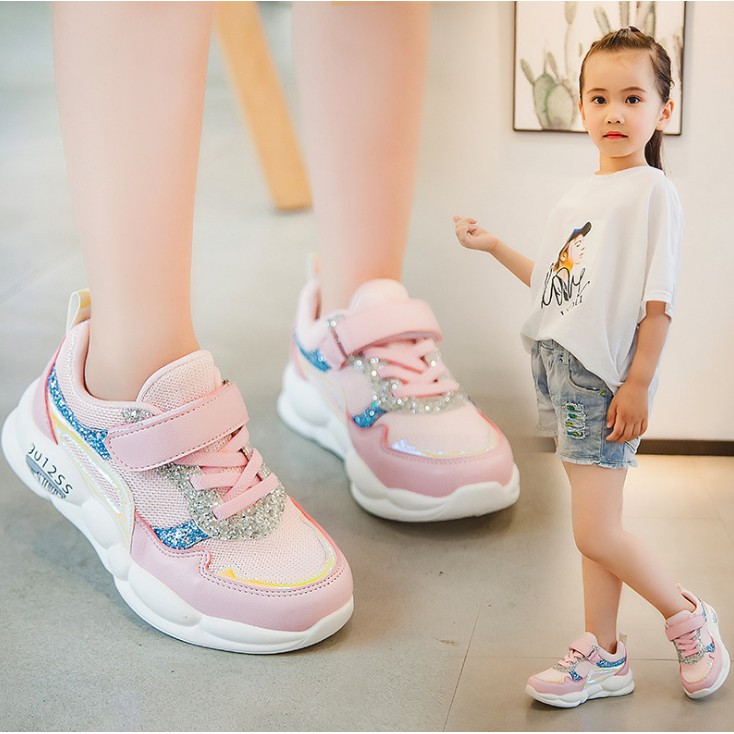 giày trẻ em ♥️ FREESHIP TỪ 50K ♥️ giày thể thao cho bé gái mùa đông siêu đẹp♥️Thế Giới Giày Dép Trẻ Em Sun Kid