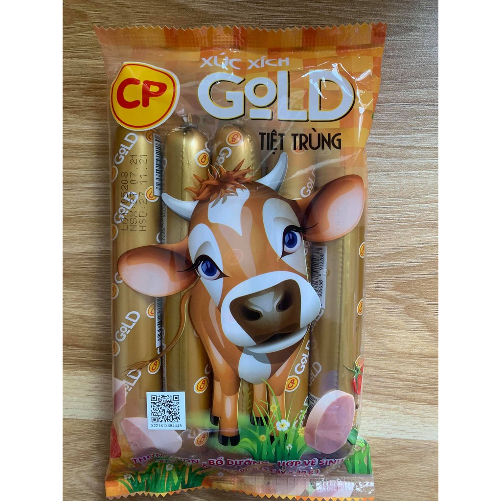 Xúc Xích Heo Red / Bò Gold Tiệt Trùng CP 200gr