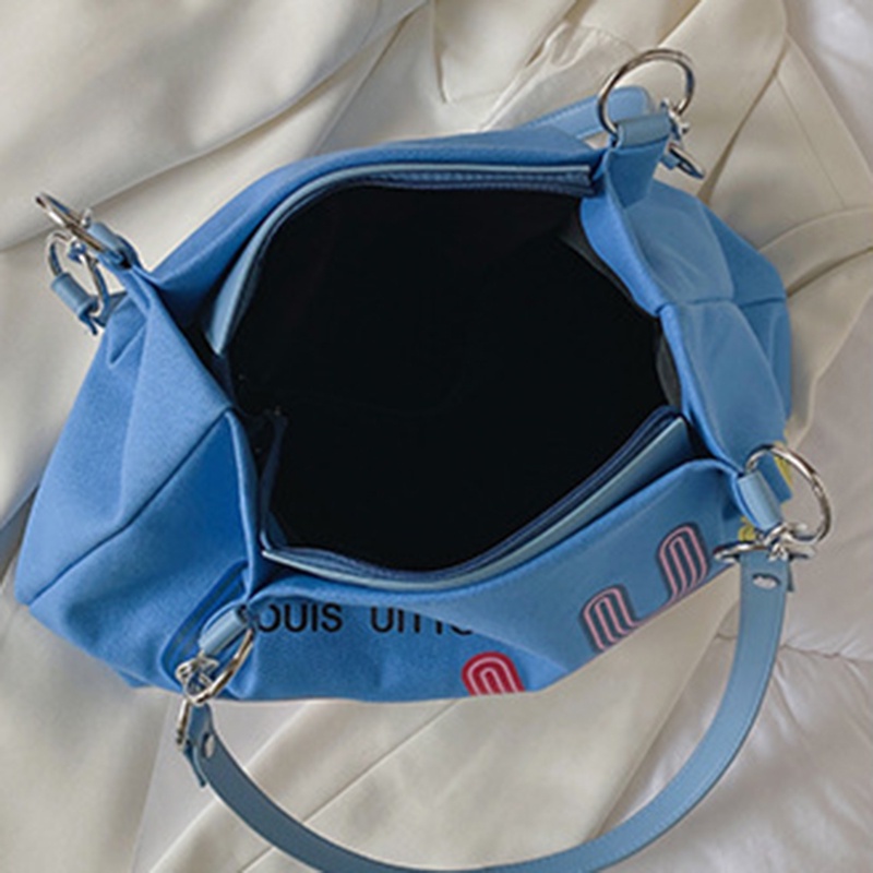 Túi Đeo Vai Vải canvas Cỡ Lớn Phong Cách Hàn Quốc Thời Trang Cho Nữ