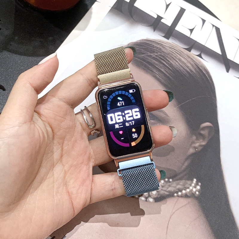 Dây Đeo Từ Tính Màu Gradient Cho Đồng Hồ Thông Minh Huawei Watch Fit 2