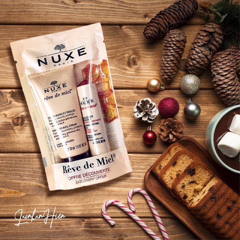 Set Kem Dưỡng Tay Và Son Dưỡng Nuxe | BigBuy360 - bigbuy360.vn