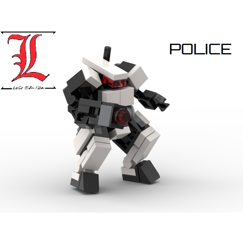 Đồ chơi lắp ráp Moc Mech Robot Police