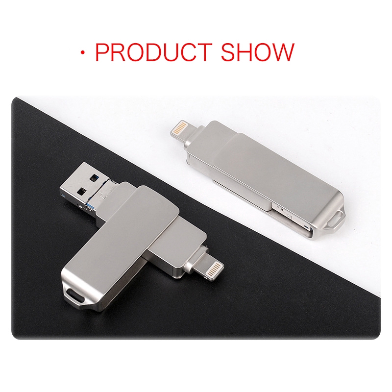 Usb 3.0 256gb Otg 128gb 32gb 64gb Cho Iphone/Android