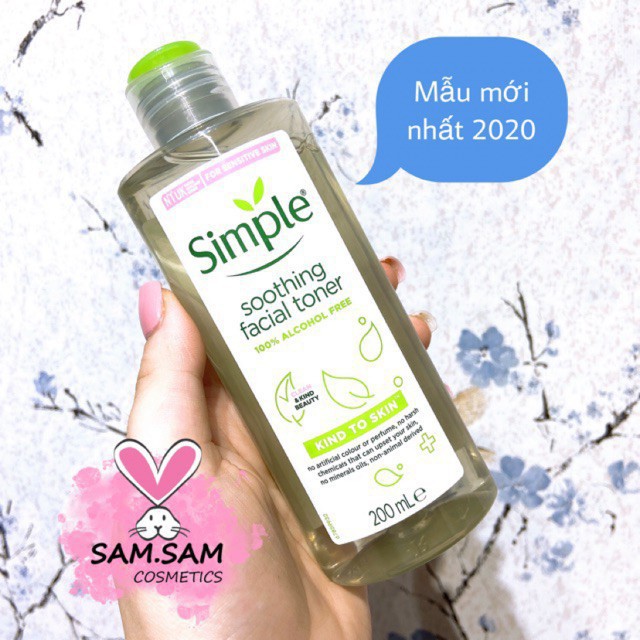 HSF VBN Nước hoả hồng Simple Kind lớn Skin Soothing Facial Toner 5211 45 25