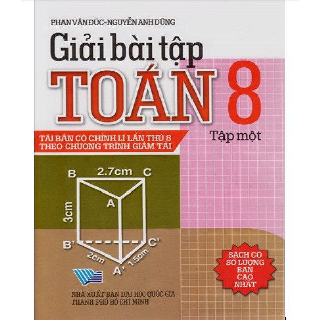 Sách - Giải Bài Tập Toán Lớp 8 Tập 1