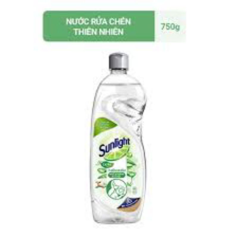 Nước Rửa Chén Sunlight Thiên Nhiên Lô Hội chai 750ml